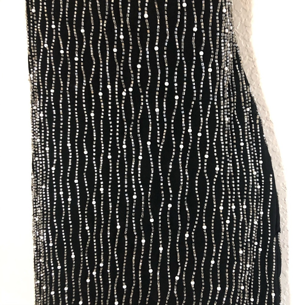Guess Black and Silver Mini Dress - Picture 3 of 6